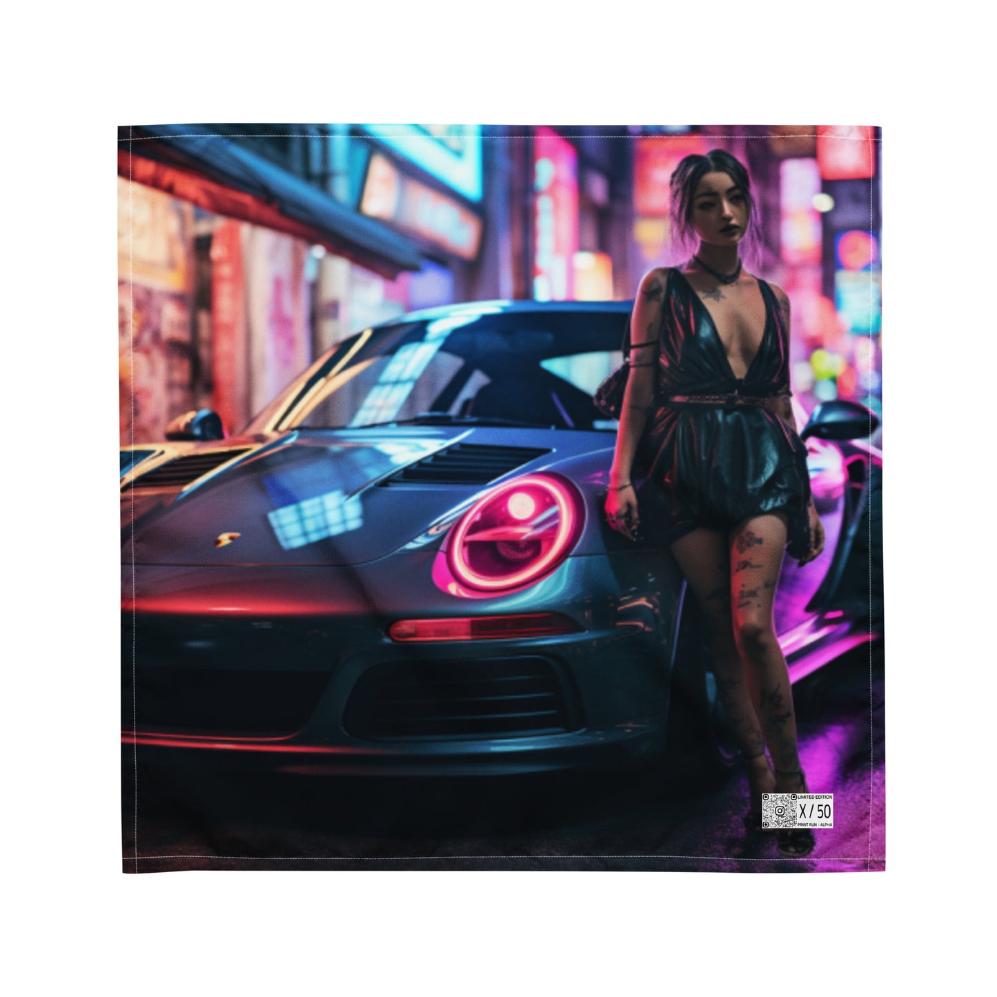Limited Edition X/50 - Porsche 01 - Bandana
