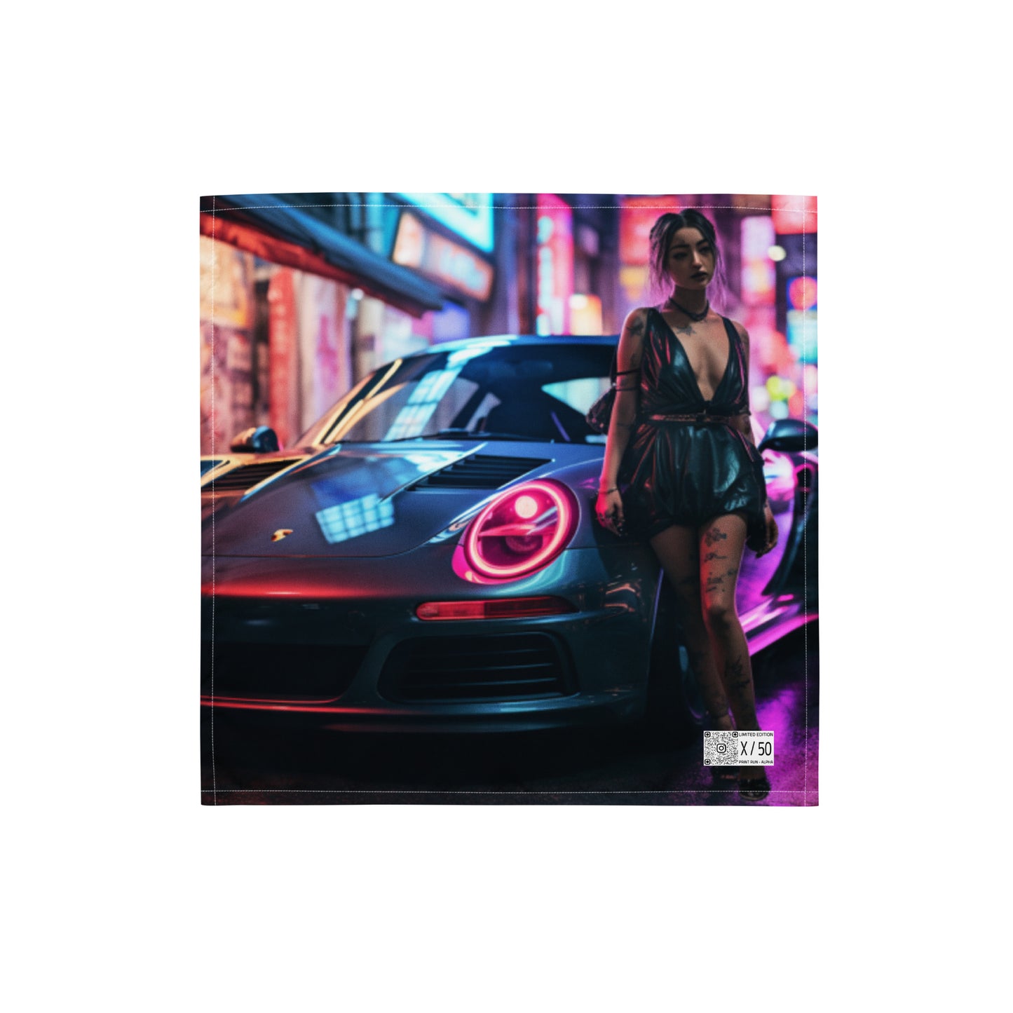 Limited Edition X/50 - Porsche 01 - Bandana
